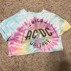 AC/DC crop top.